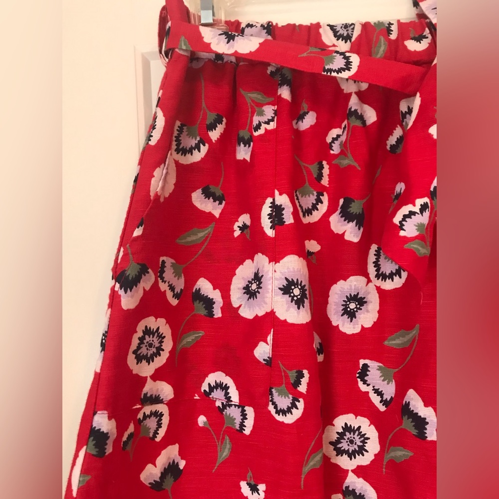 J Crew Factory Floral Midi Skirt - Picture 3 of 5